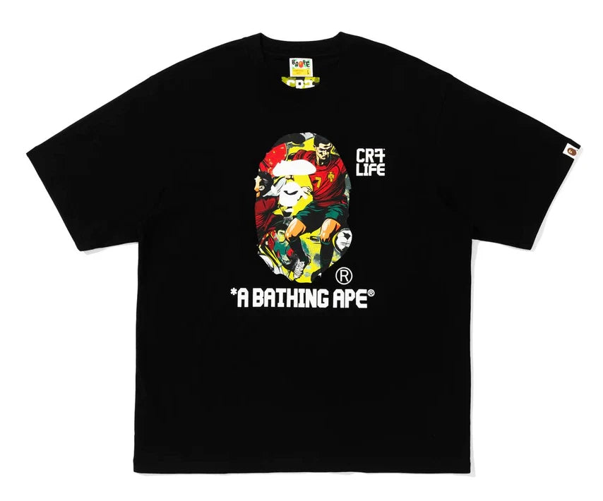 BAPE × CR7 – LIFE Graphic Relaxed Fit Tee #2　large L a bathing ape