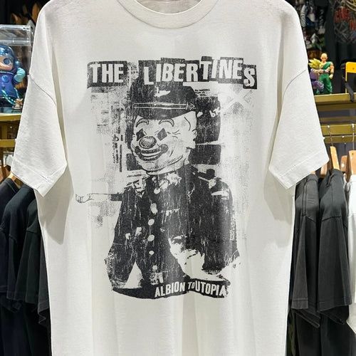 2003 Libertines 'Albion To Utopia' Classic T-Shirt White XL