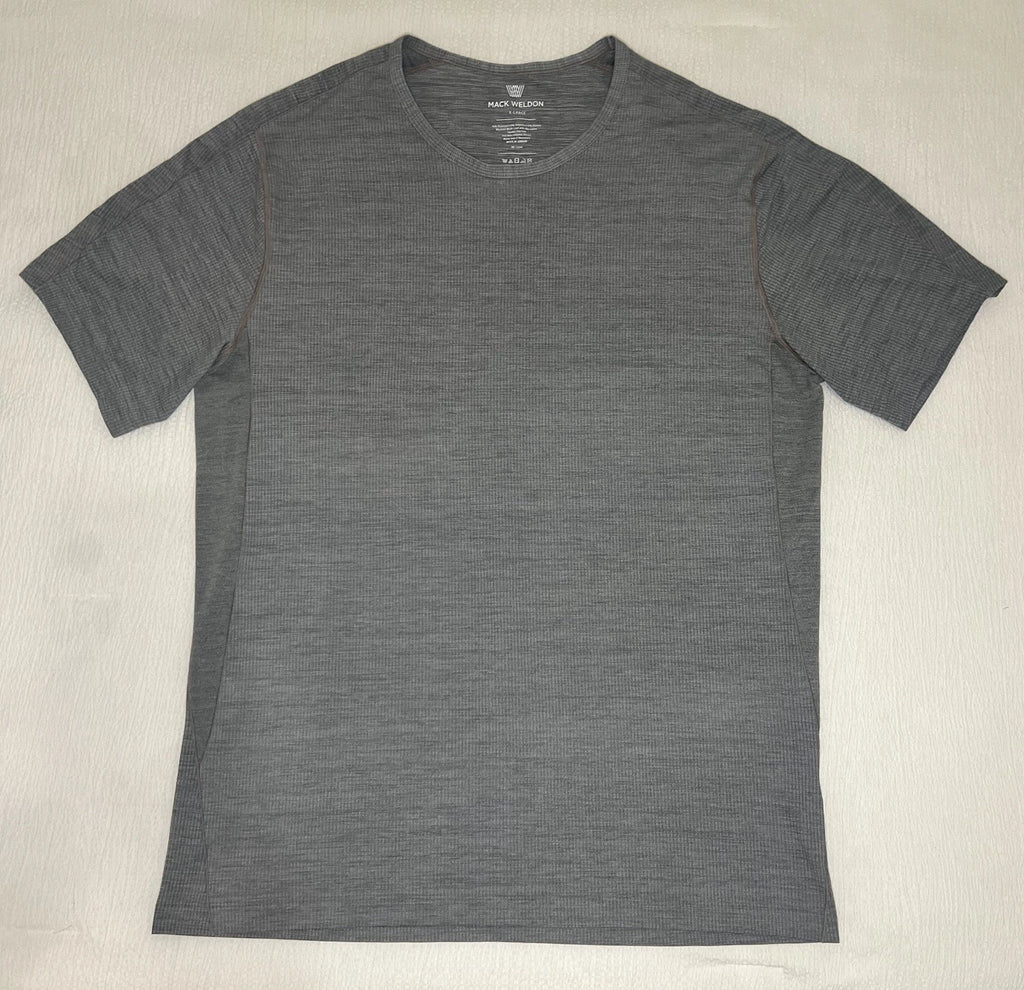 Mack Weldon For Daily Wear Shirt Performance Stretch Men's XL Gray Textured