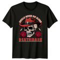 Skulls Never Die Alone T-Shirt Western Skull Streetwear Gothic Birthday Gift