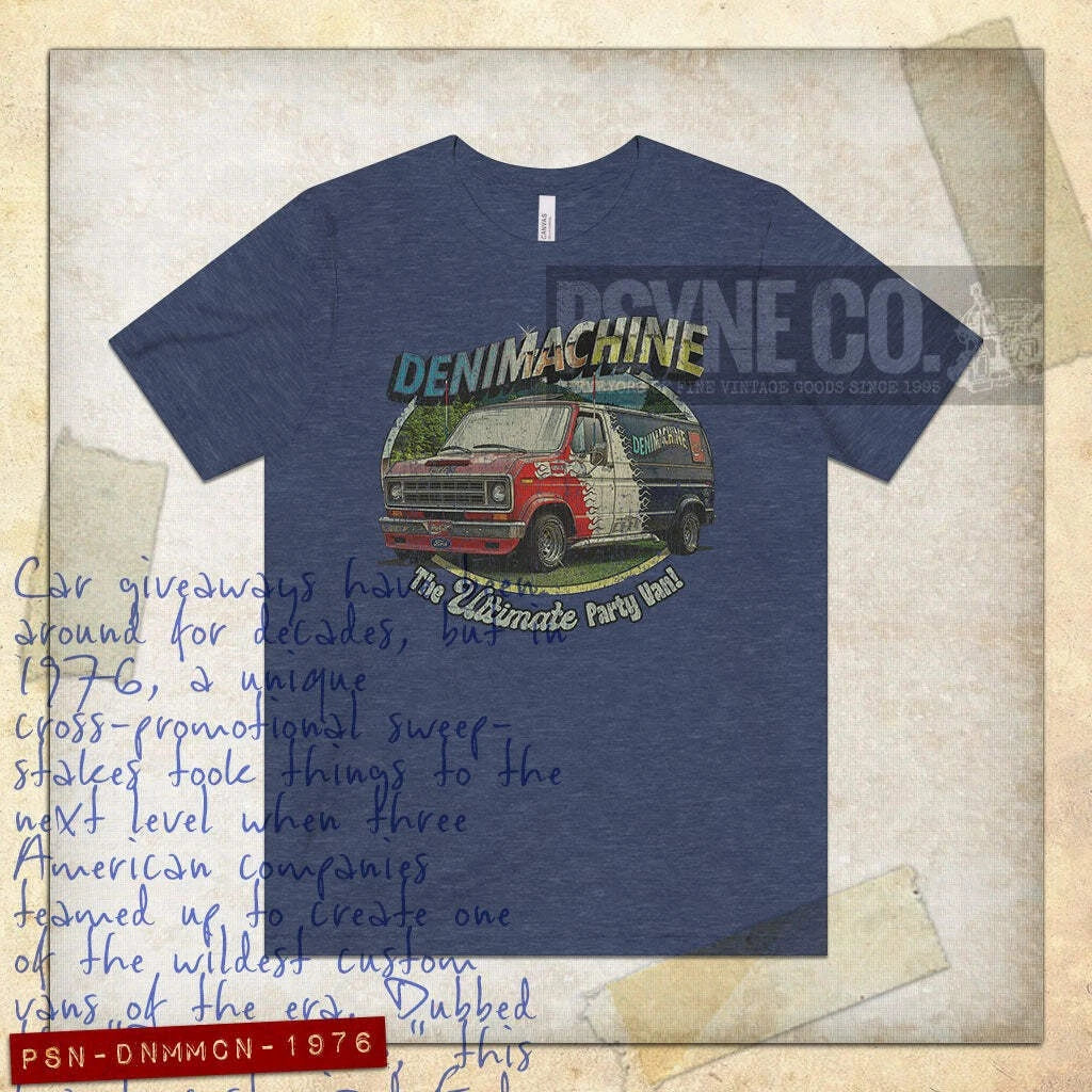 Denimachine Ultimate Party Van 1976 Vintage Men’s T-Shirt