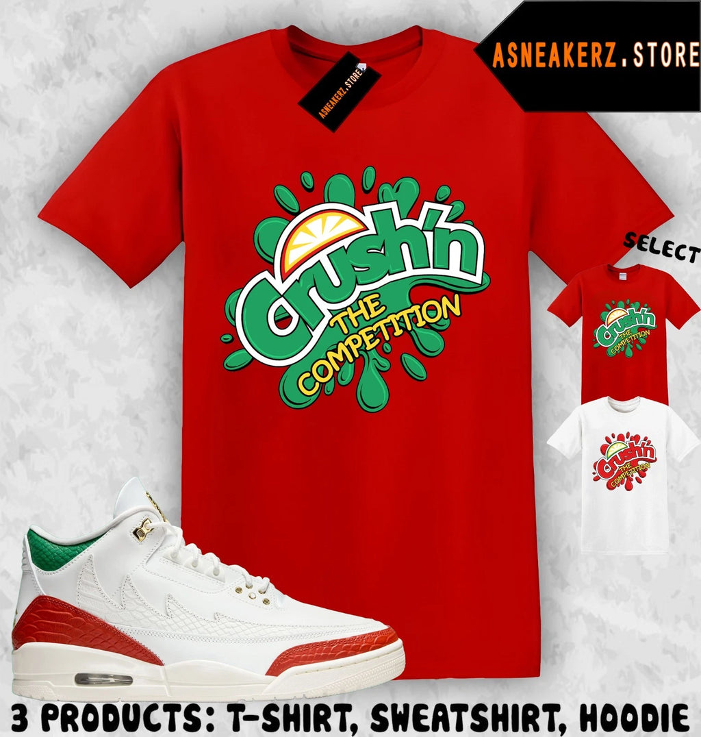Tee Shirt Matching AJ 3 OG El Vuelo 2025 To Match Sneaker Fresh Crush T-Shirt