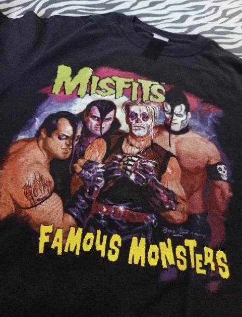 Misfits Famous Monsters Tour OG basic T-shirt, size S-5XL