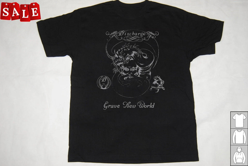 Discharge Grave New World Black T-SHirt Unisex Full Size TH1294