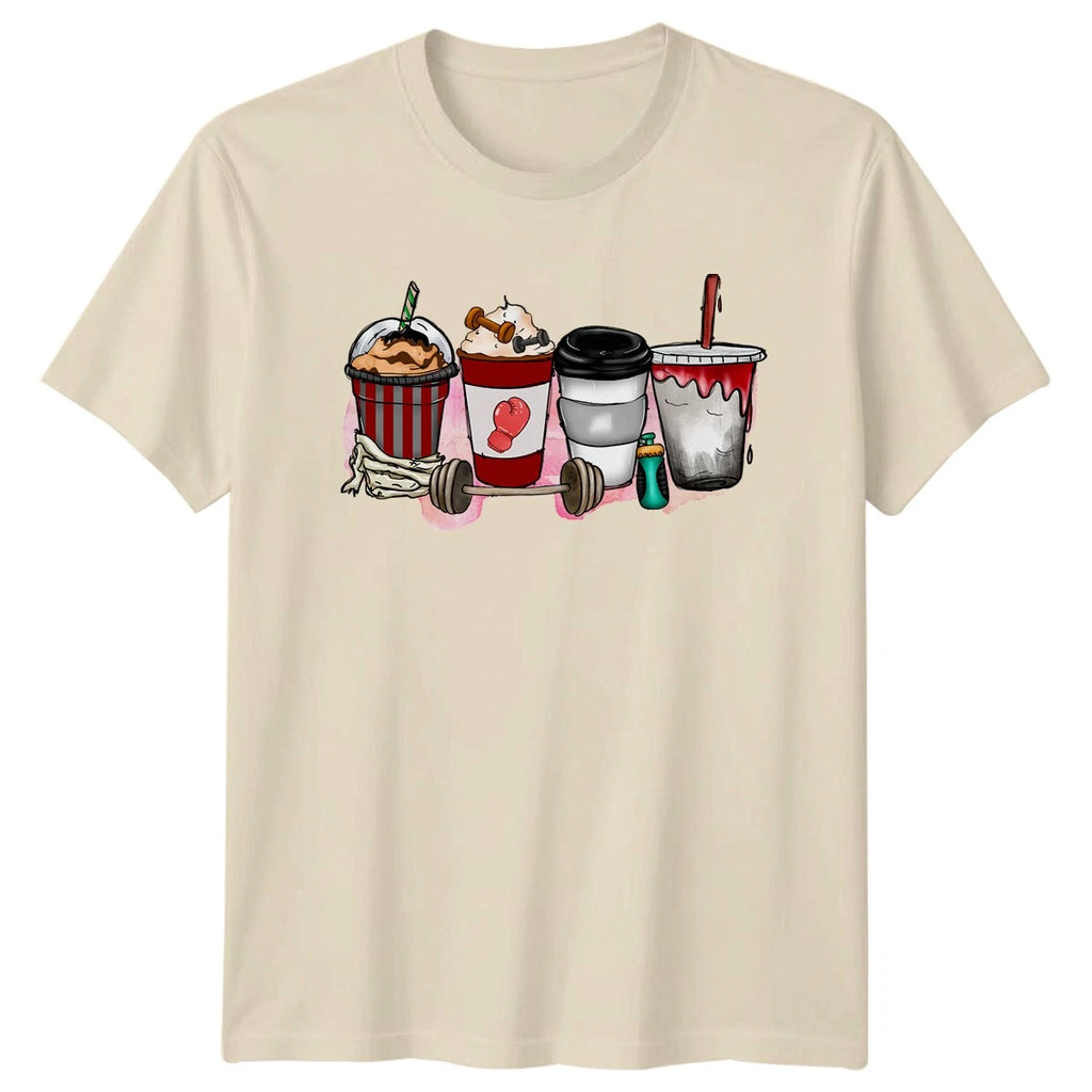Easily Distracted By Coffee T-Shirt Weightlifting Fitness