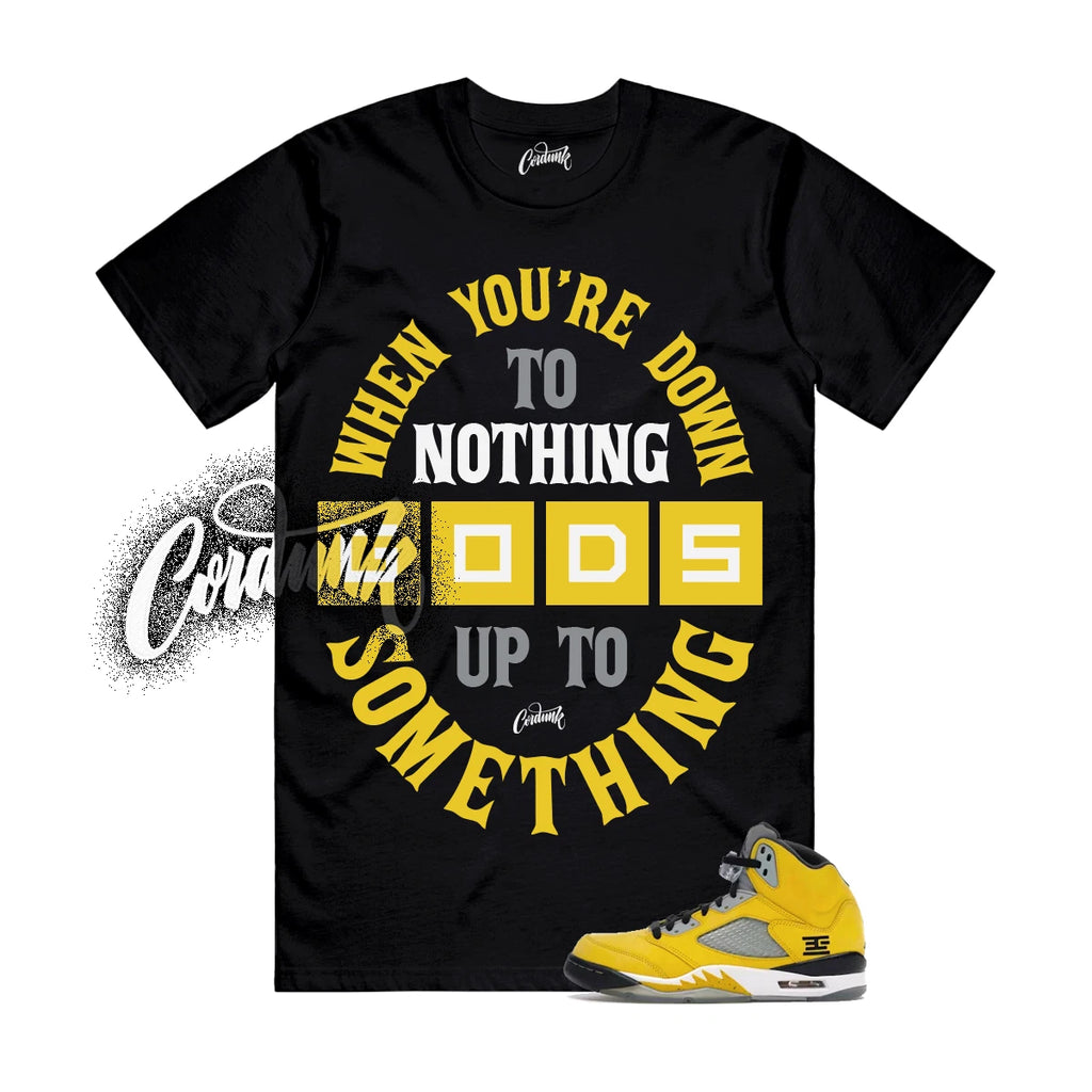 5 Tokyo Yellow Black White T Shirt Match DTN
