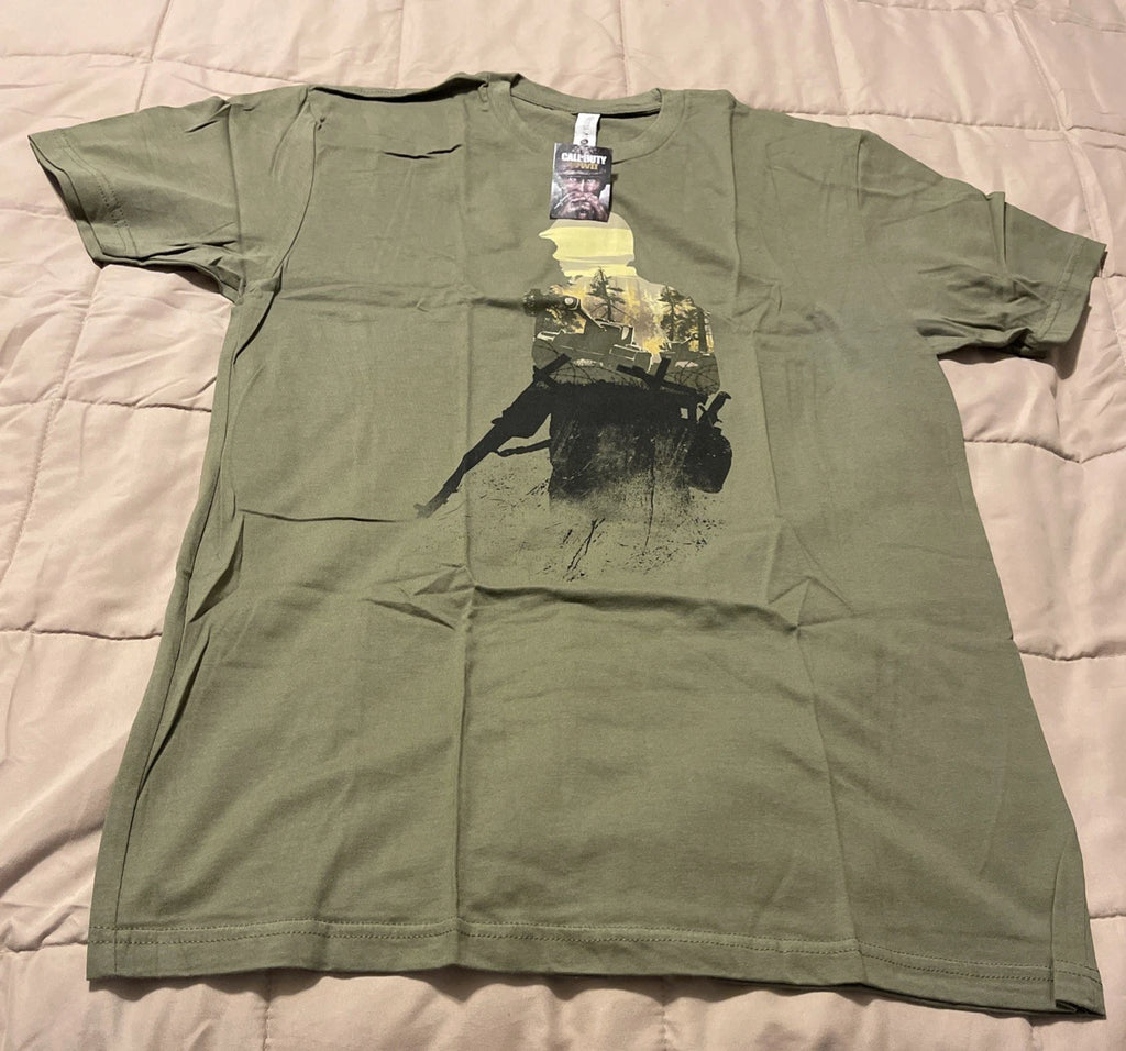 Call of Duty Modern Warfare 3 MW3 Men's T-Shirt Size L Gray Tagless———33