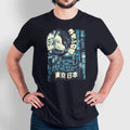 TOKYO JAPAN Night Market Street Anime Style Graphic Art Novelty Tee Fine T-Shirt