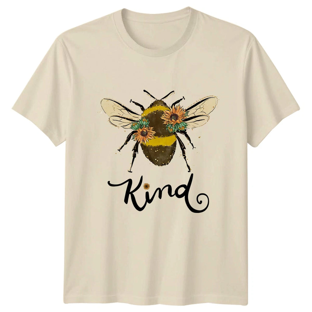 Kind T-Shirt Floral Bee Inspirational 2026 Birthday Gift For Him And Her