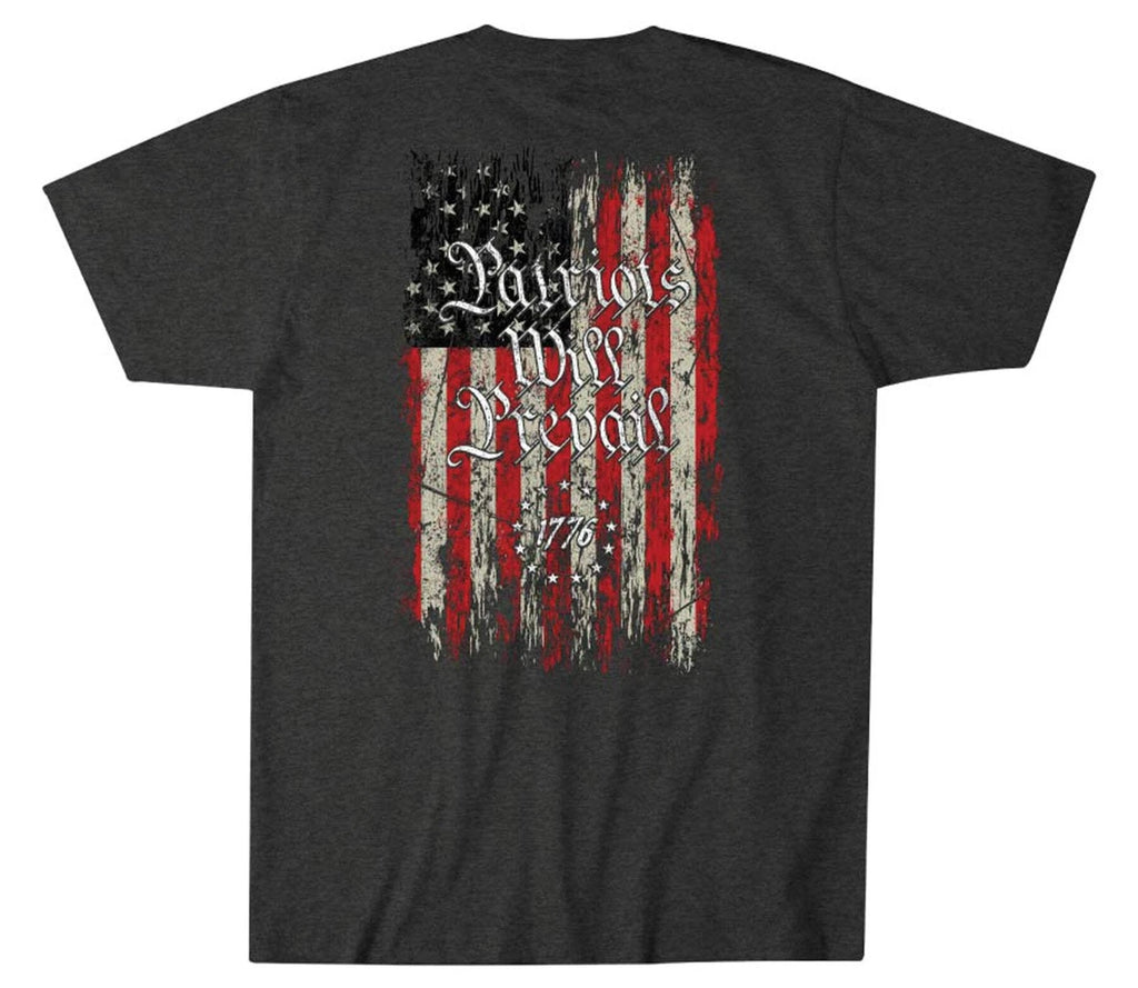 Howitzer Style Men's T-shirt Patriot Prevail Military Grunt MFG