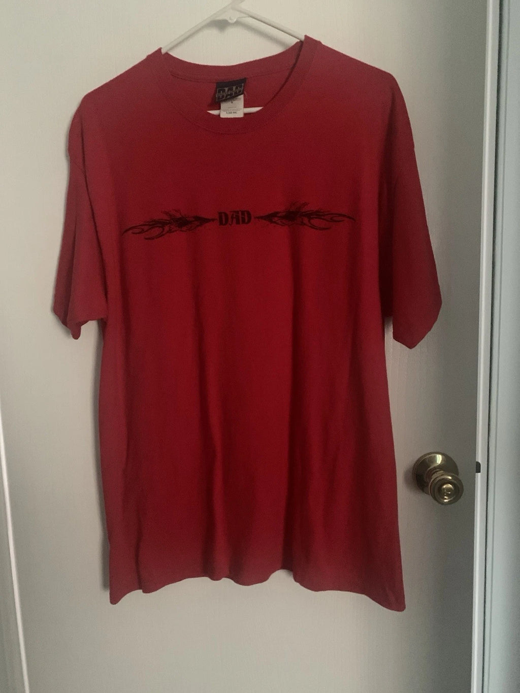World’s Greatest Dad T-Shirt Red-Large
