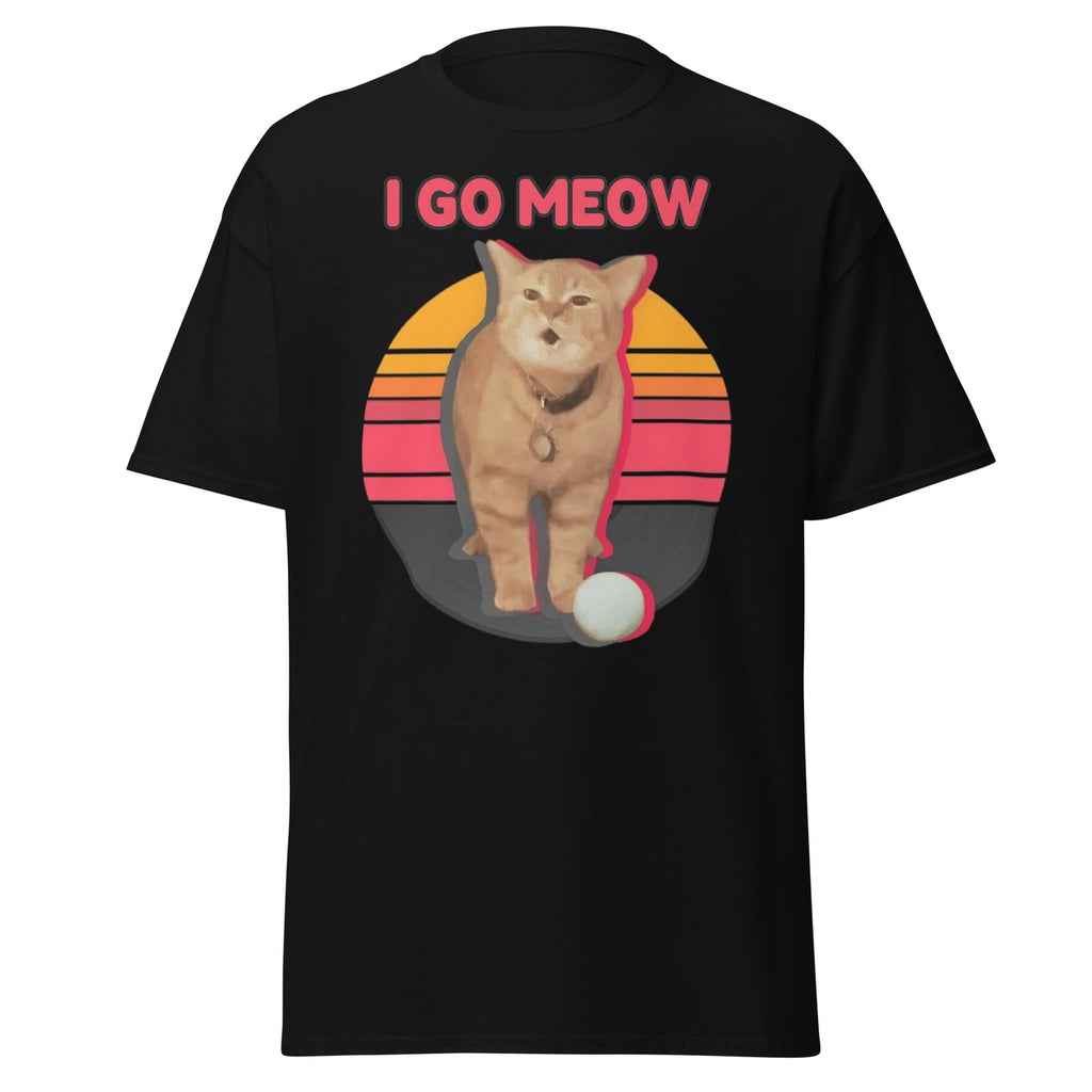 I Go Meow Funny Cute Cat Lover T-Shirt