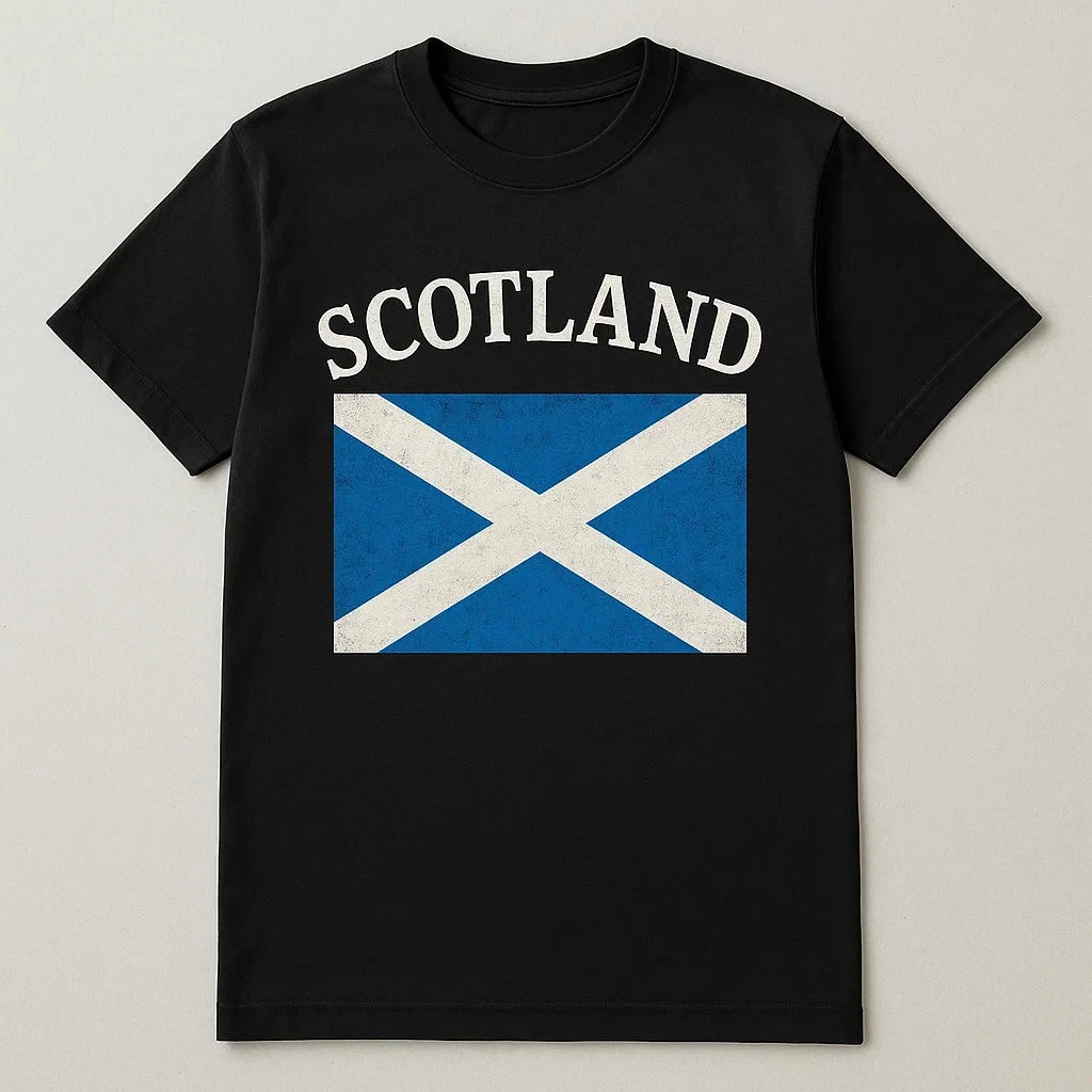 Scotland T-Shirt - Flag Theme For Highland Lovers, Gift Idea, Fun Des