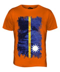 NAURU GRUNGE FLAG MENS T SHIRT TEE SHIRT XS S M L XL 2XL 3XL 4XL 5XL