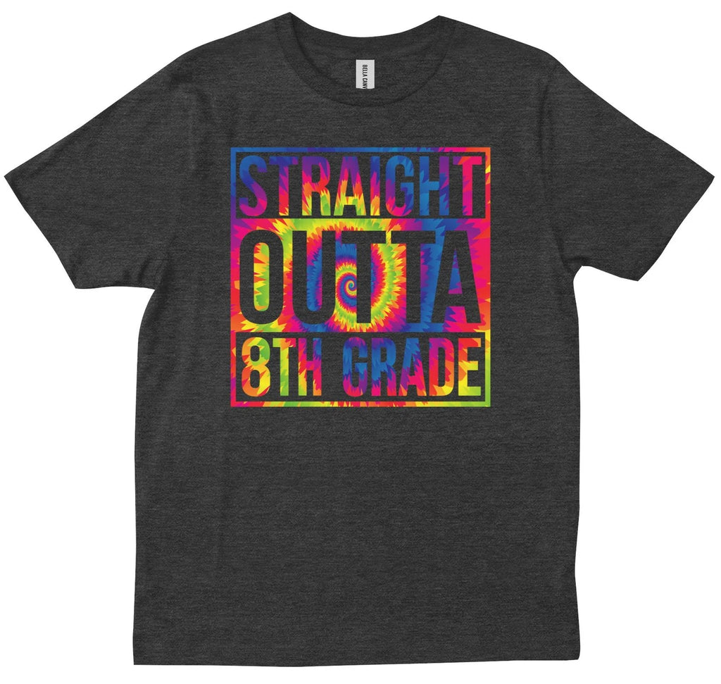 Straight Outta 8th Grade Eighth Grade Funny Back To School Graduate T-shirt