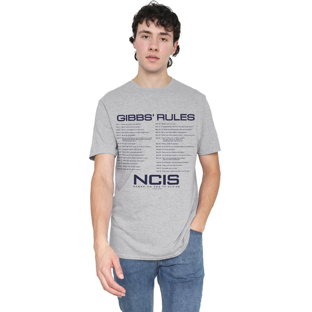 Ncis Gibbs Rules T-Shirt S-2XL, Athletic Heather