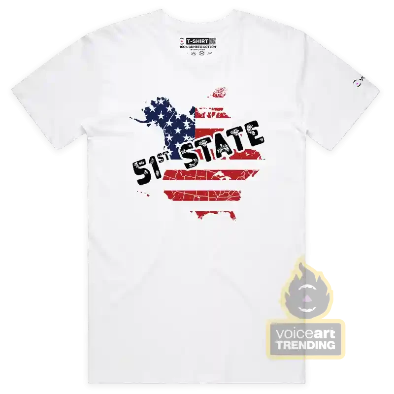 VOICEART Canada 51st State Funny Meme T-Shirt with Premium Graphics
