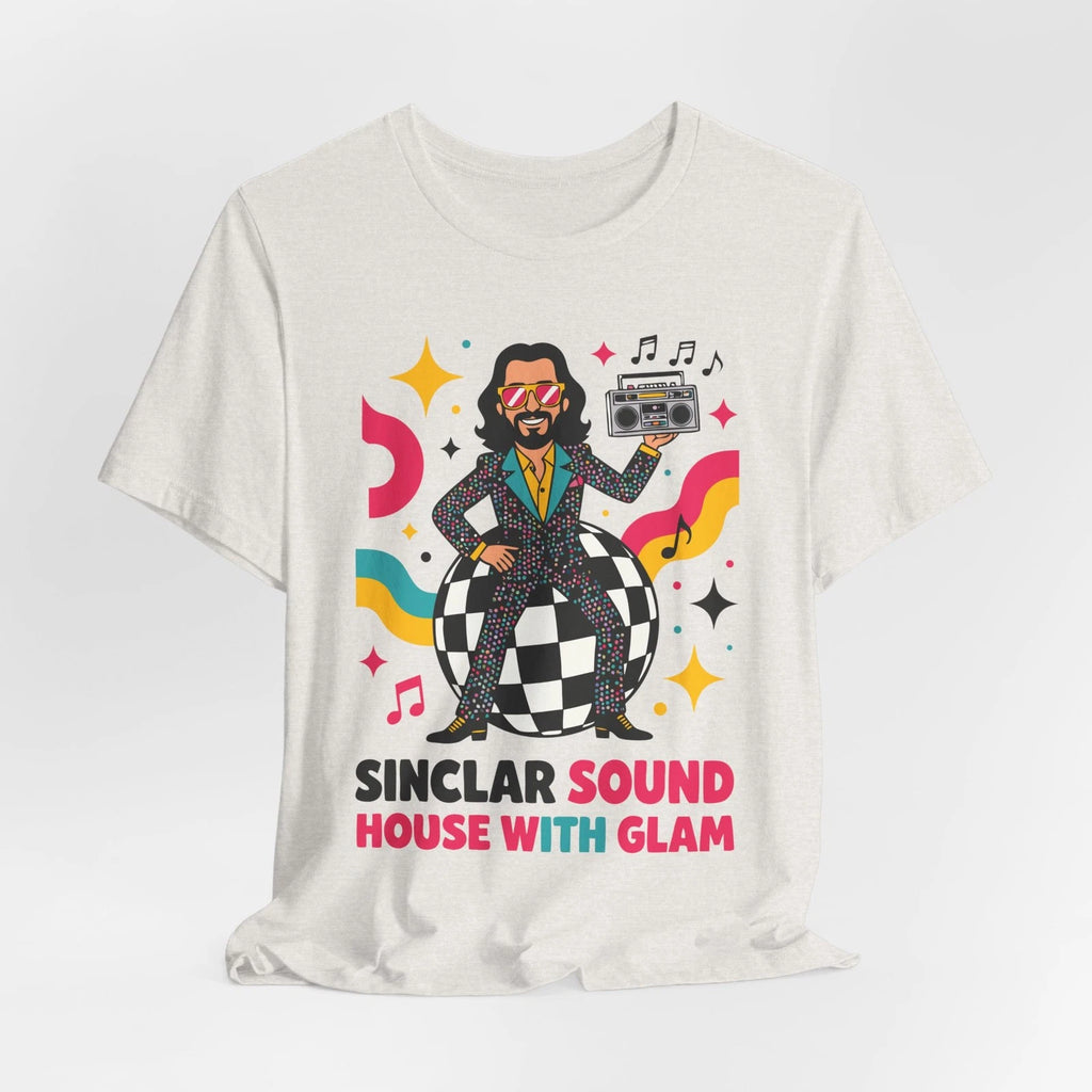 Bob Sinclar Disco Vibes Tee – Retro-Inspired Unisex Shirt for Bold Style