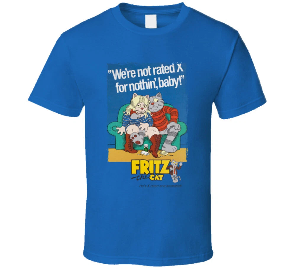Fritz The Cat X Rated Animated Movie T Shirt