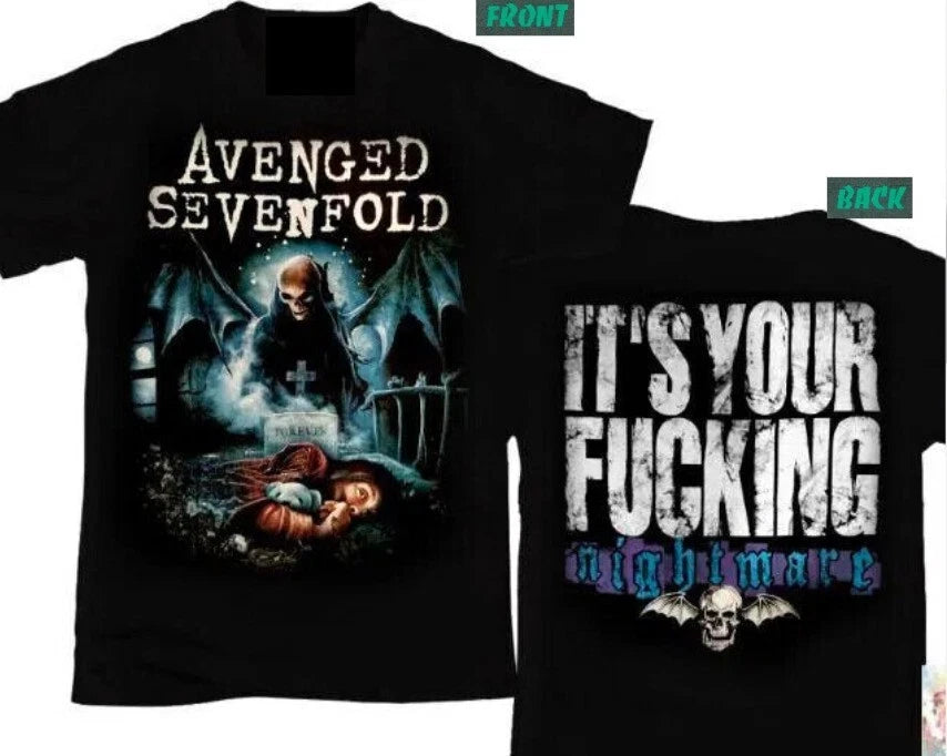 Nightmare Sevenfold Your Avenged It's 2 Side T-Shirt