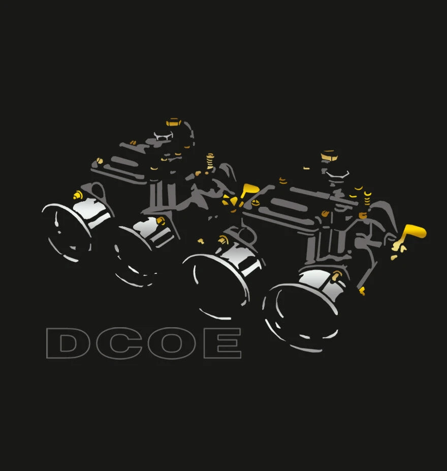 Carburetors T Shirt Oldschool Vintage T Shirt Weber 40 45 dcoe vergaser classic