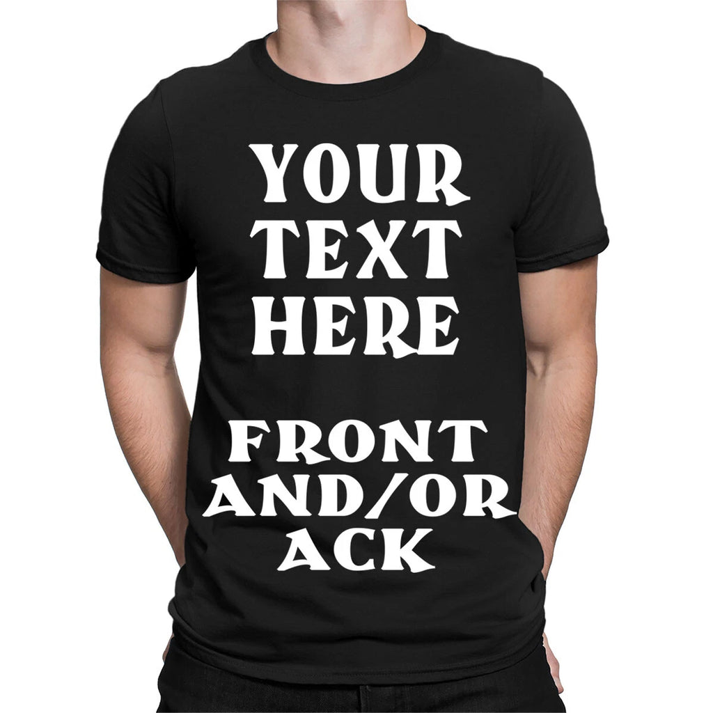 Personalised Your Own Design Stag Hen Holiday Mens Womens T-Shirts Top #TA-195