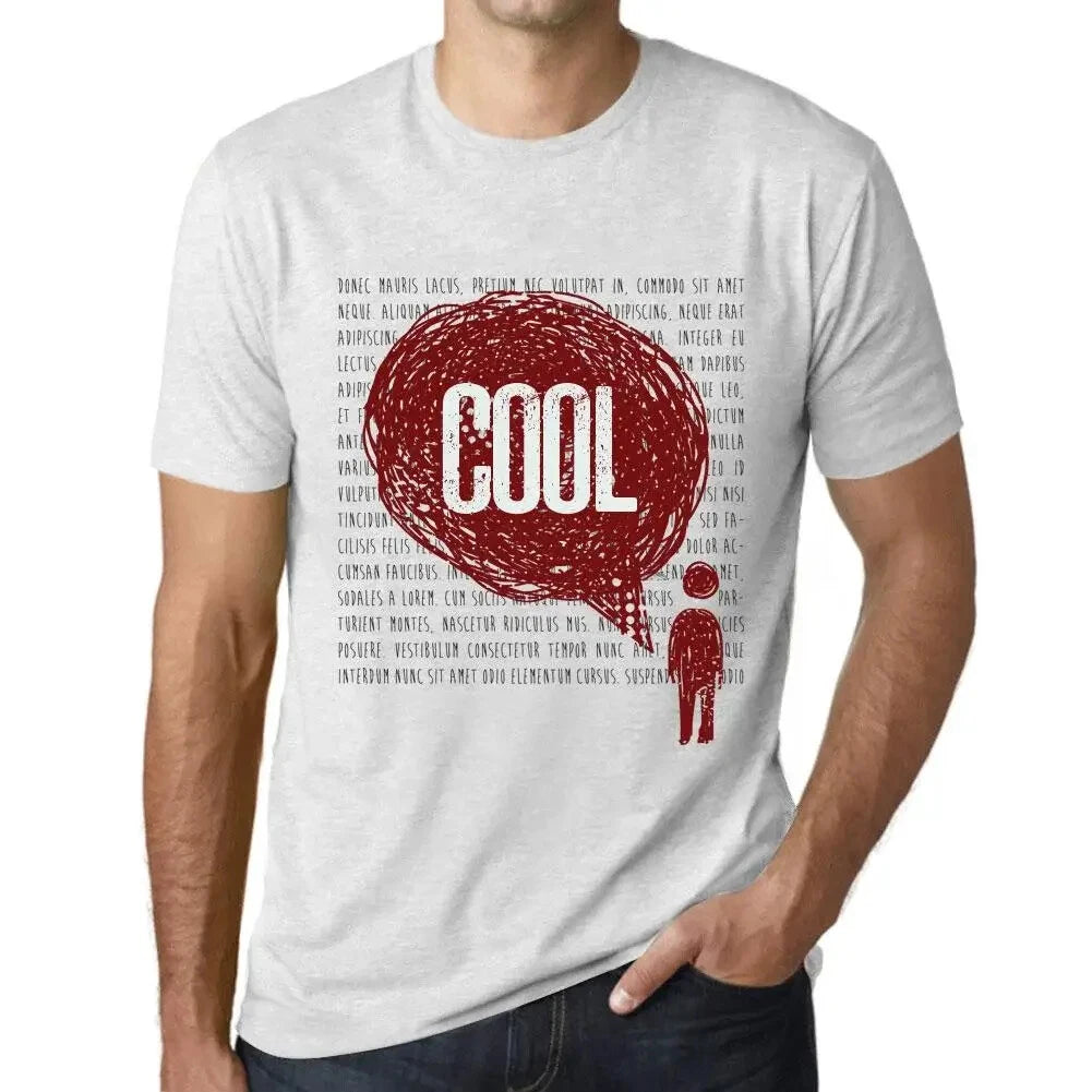 Men's Graphic T-Shirt Thoughts Cool Eco-Friendly Limited Edition Short Sleeve