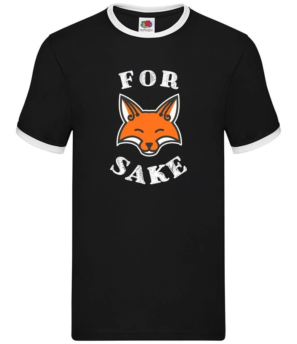 For Fox Sake - Mens Ringer - Funny Meme Spoof