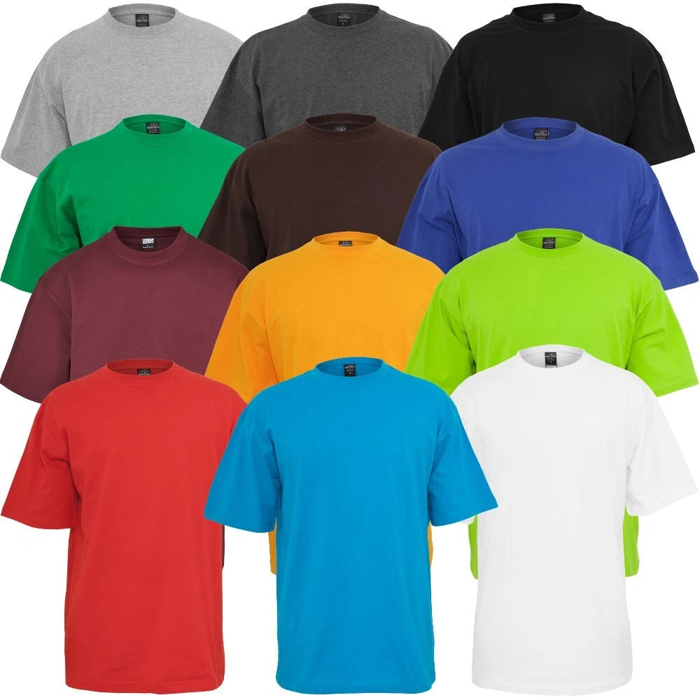 Urban Classics T-Shirt Long Pour Hommes Oversize Tailles S-6XL Basique