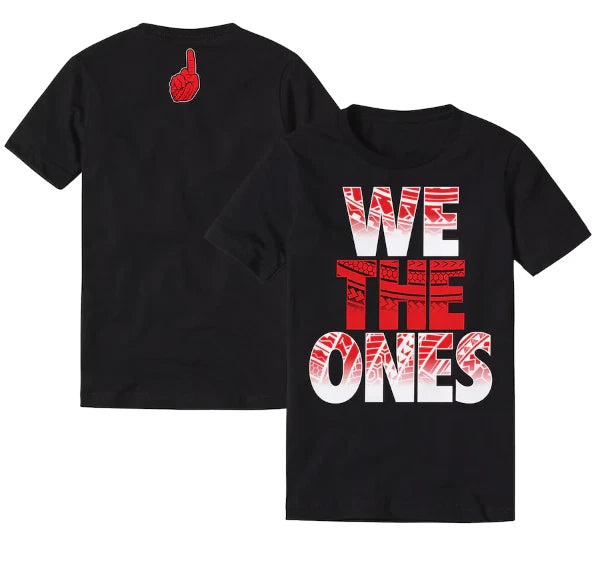Mens Black The Bloodline We The Ones Tribal T-Shirt
