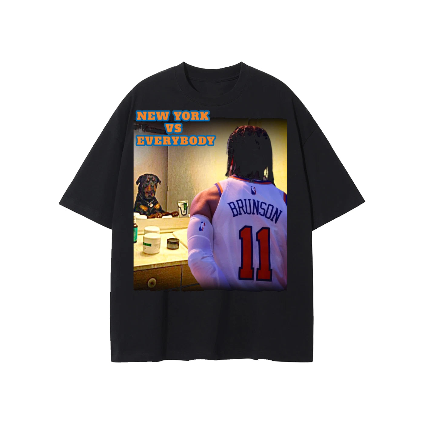 Everyone Is Better Than Jalen Brunson #11 New York  Dog In Me Meme Fan Tee