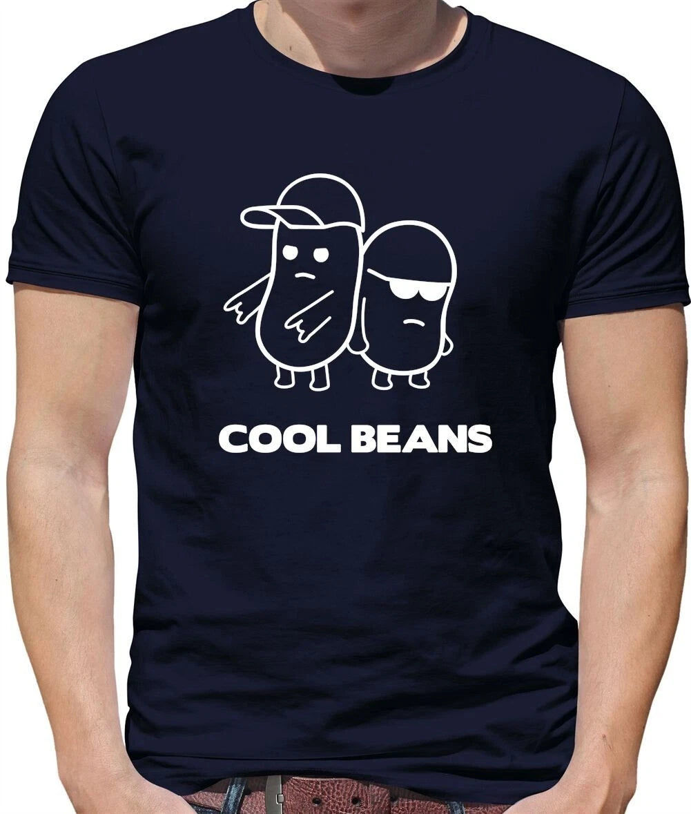 Cool Beans - T-Shirt - Meme Scherzo Divertente Frase Slang Stupenda Beanz