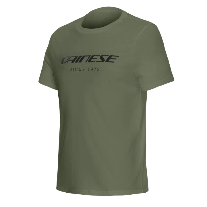 Dainese Essence Wordmark Green-Bronze T-Shirt Sports Urban Casual Men's Top