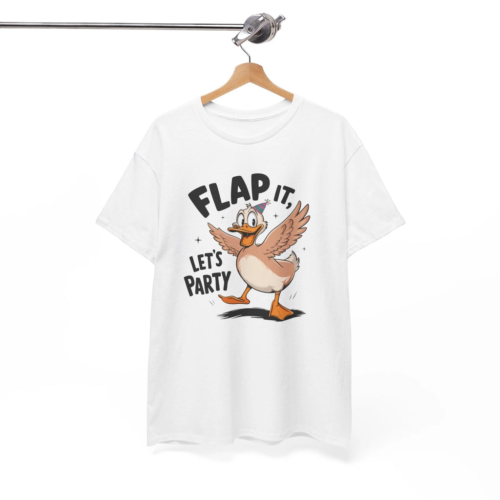 Flap it lets party T-Shirt - Clever Wordplay Tee for Funny People