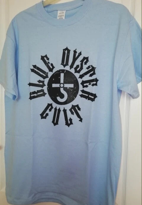 Blue Oyster Cult Retro Logo T Shirt Hard Rock Music Reaper Deep Purple Rush 455