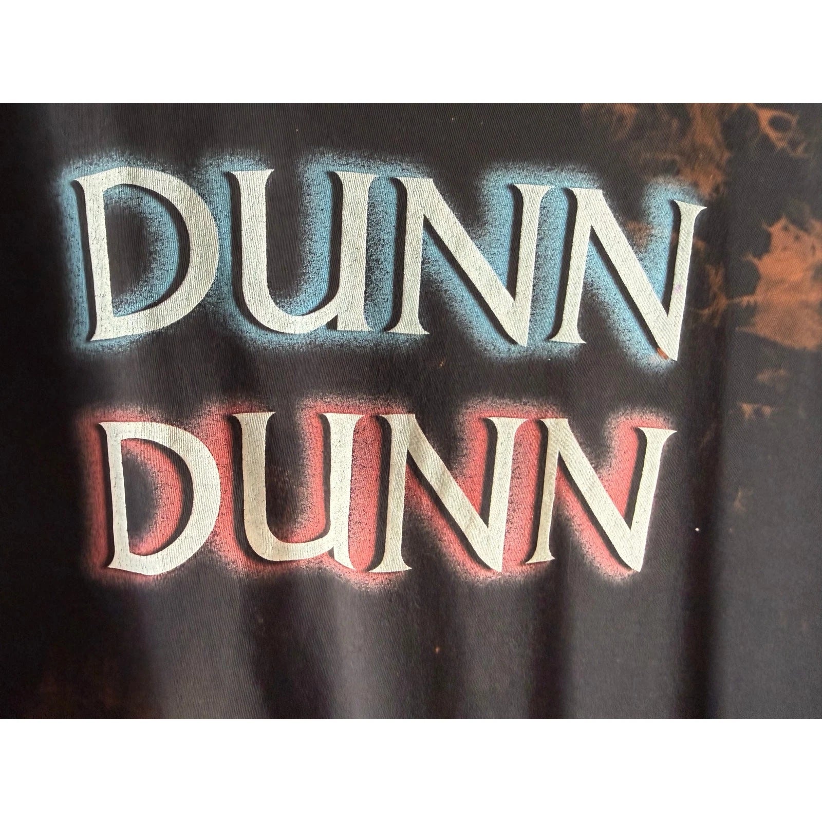 Law & Order “Dunn Dunn” Graphic T-Shirt Black Thrashed Vintage Style Size Large