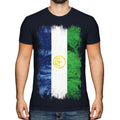 Baschkortostan Grunge Flagge Herren T-Shirt Fußball Geschenk Bekleidung