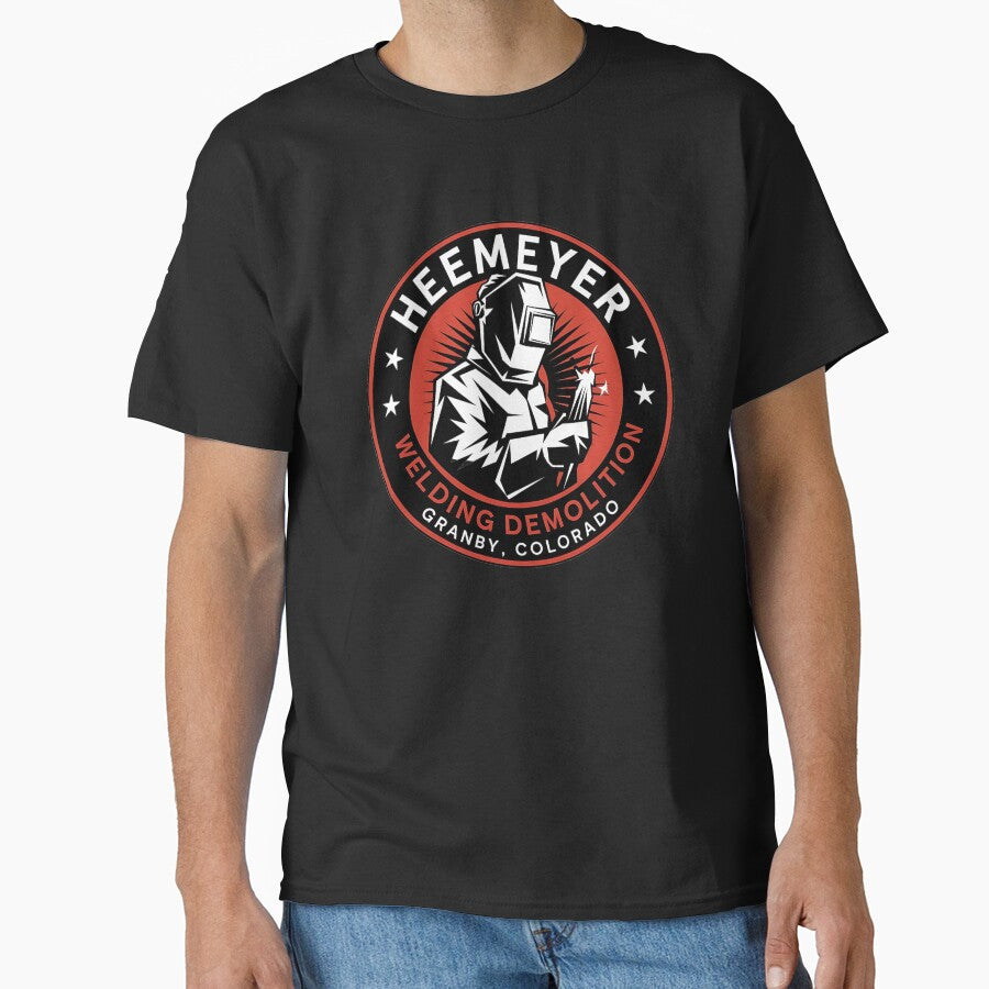 Heemeyer Welding and Demolition Patriotic Killdozer Vinyl Decal tee by TrendPrinter