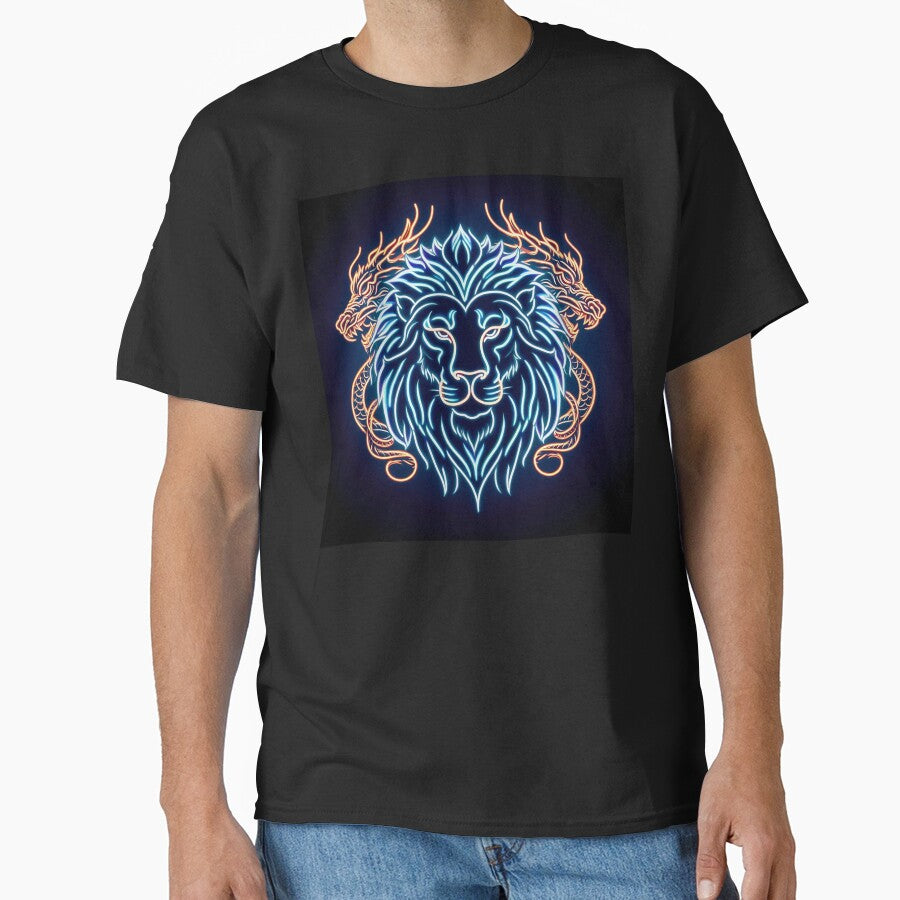 Neon Lion & Dragons by Pet-Z