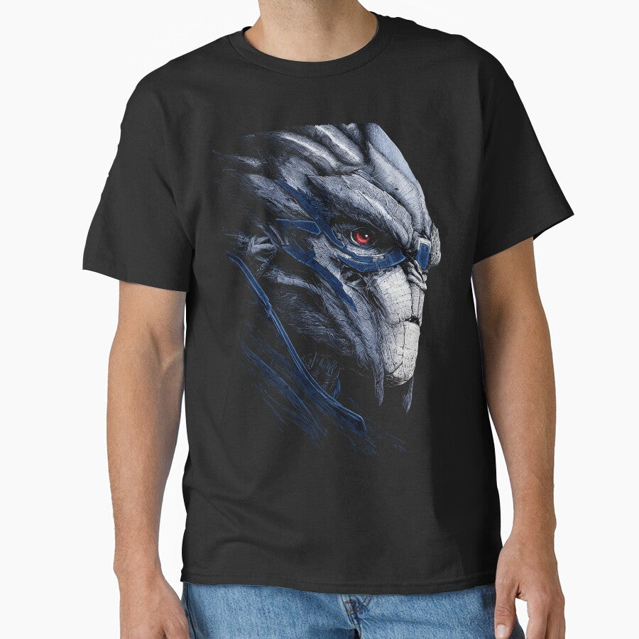 Garrus Vakarian Mass Effect Art Print – Turian Sniper Legend Design by Senpaiwaves