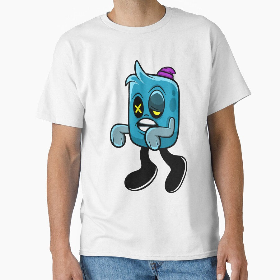 blue zombie cartoon by behold27