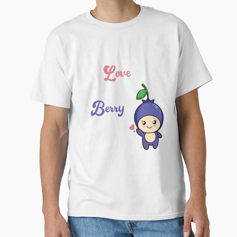 I love you berry much blueberry Baby One-Piece, cute and fun kids clothes by Sun Rise