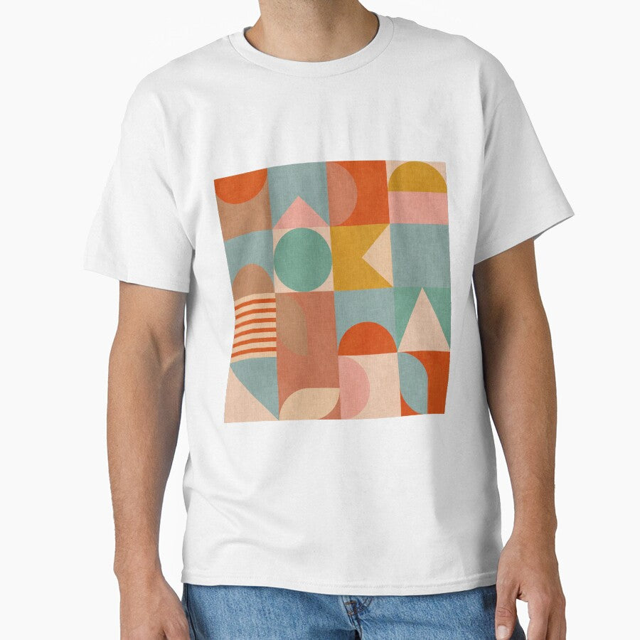 Bauhaus Geometry Checkered Pastel by Ana-Rut-Bre
