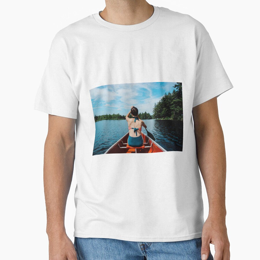Woman Canoeing by FindYouByZ