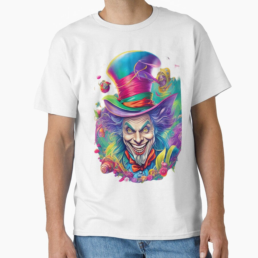 Mad Hatter T shirt, T shirt, Dark Art T shirt, by LLdreams