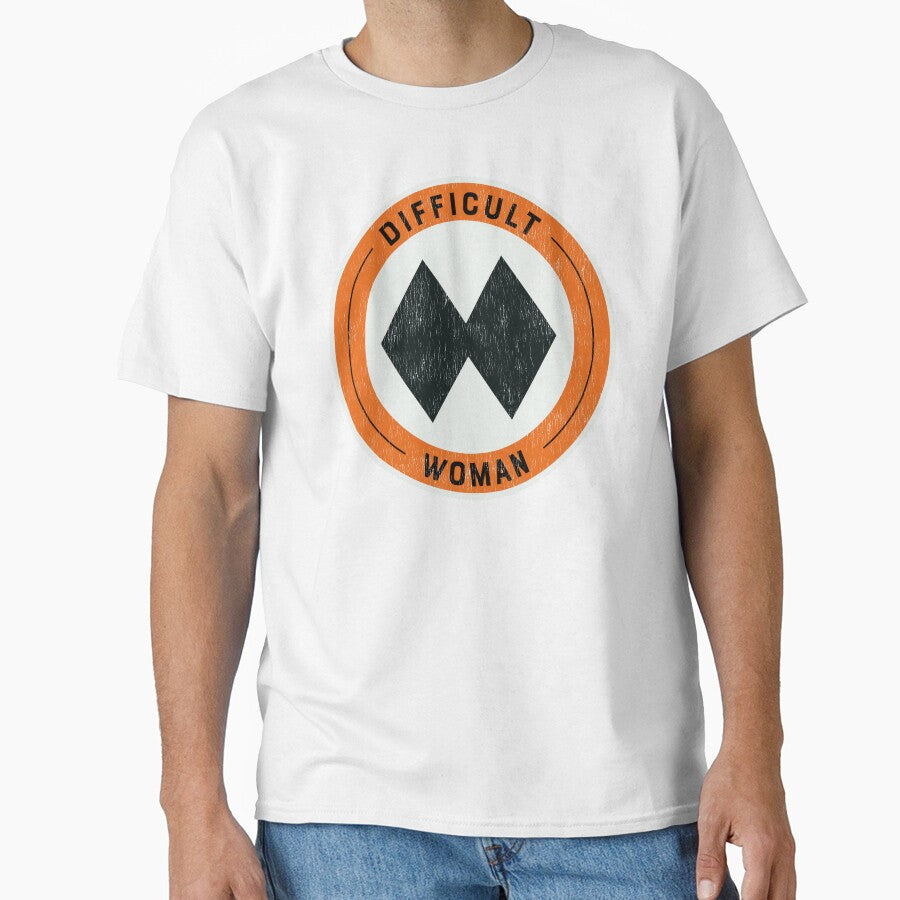 Difficult Woman - Double Black Diamond Skier by Design Sparkes