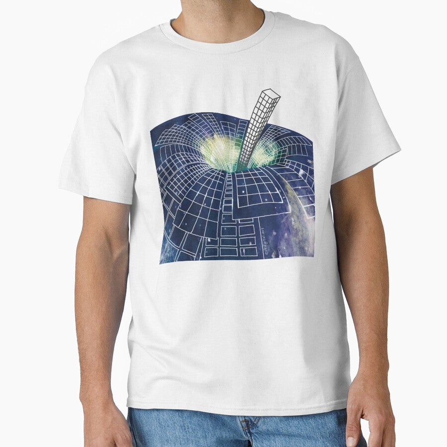 Apple City Night Abstract by evk-art