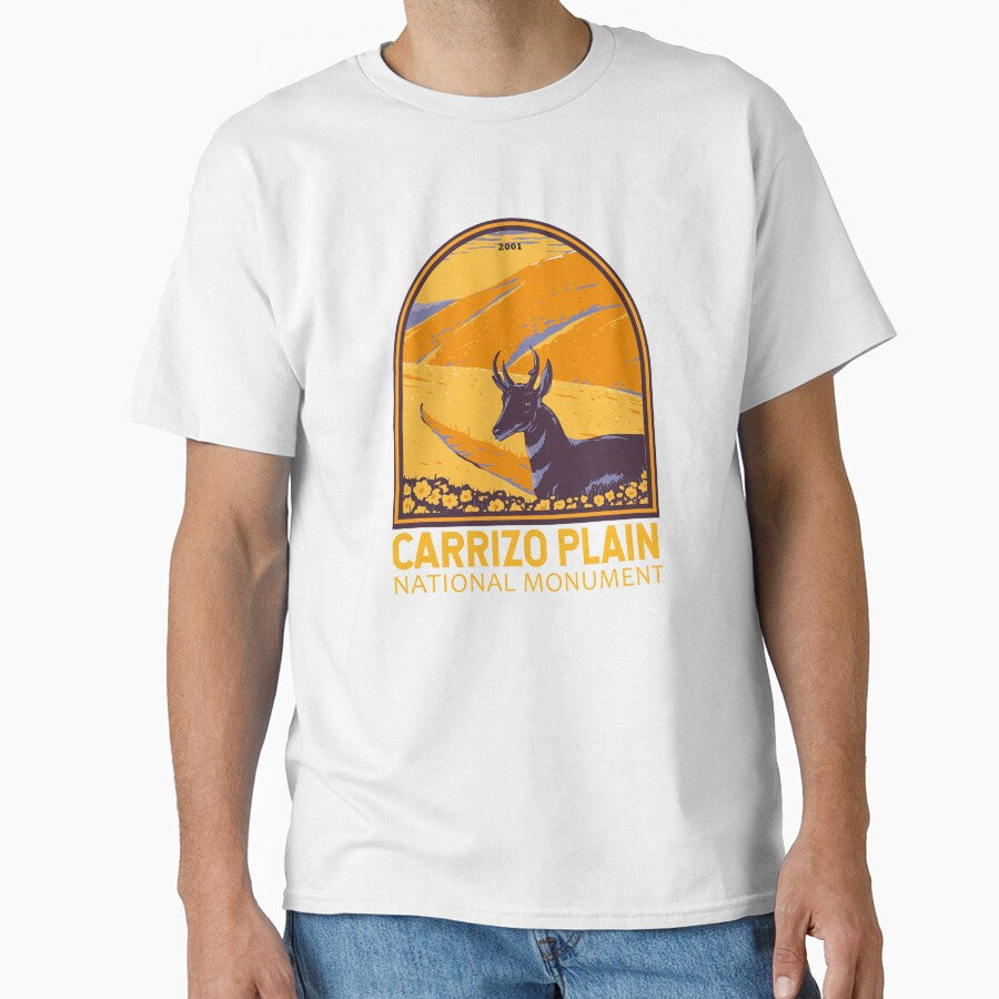 Carrizo Plain National Monument California Emblem by KrisSidDesigns