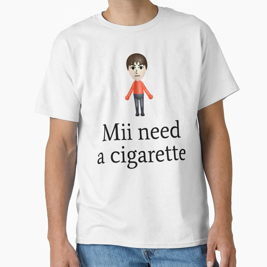 Mii Need A Cigarette by fusedtees