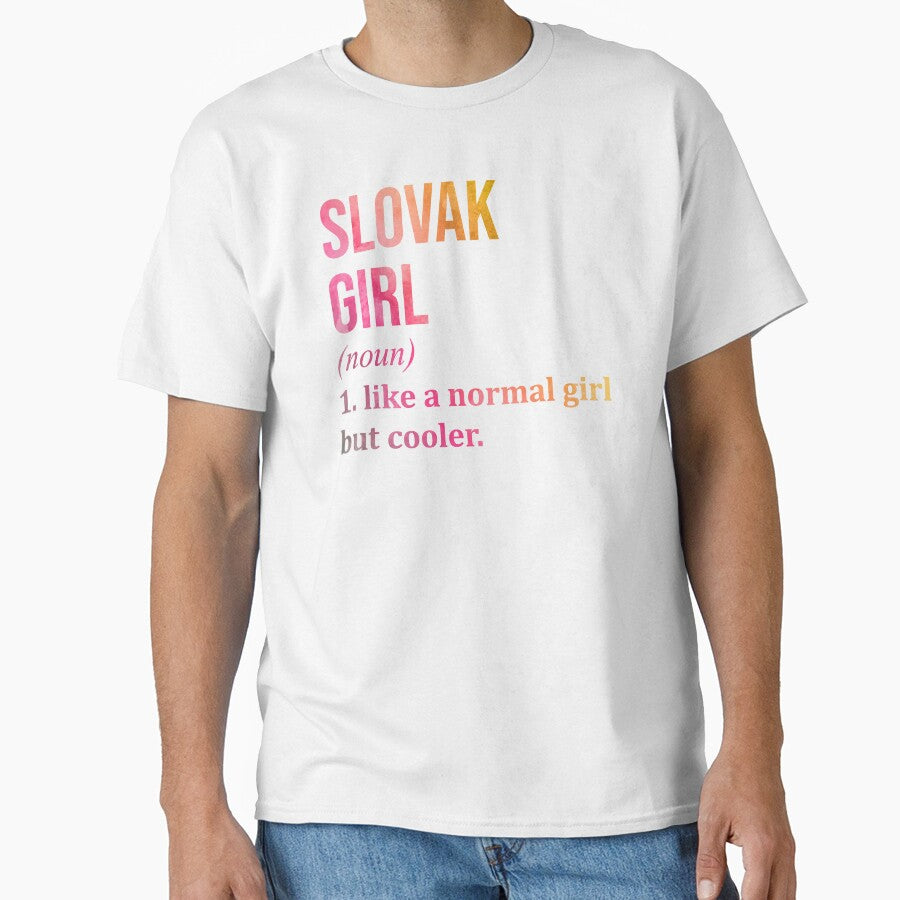Slovak Girl Definition Slovakia in Watercolor by XCIV